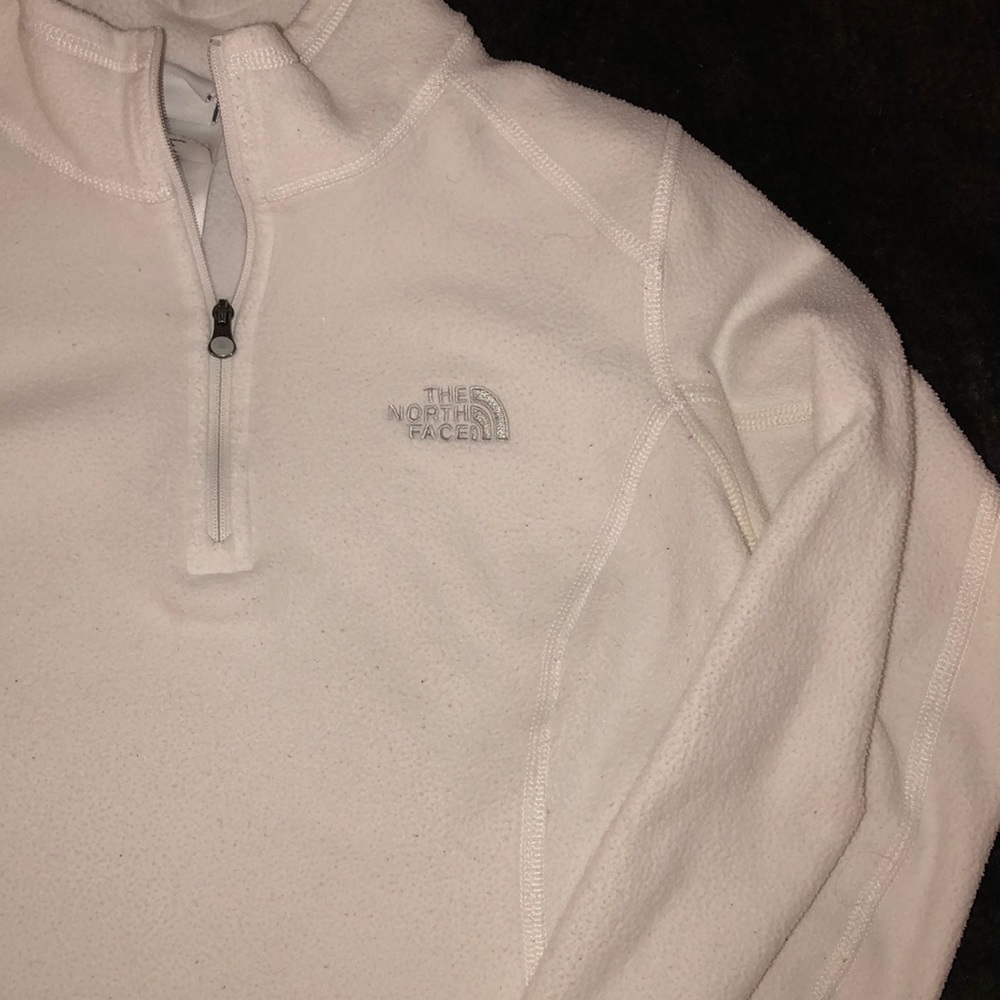 The North Face white zip up - Picture 2 of 4